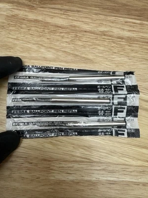 Paquete de 3 bolígrafos Zebra serie F de acero inoxidable, 0,7 mm, negro Foto 1 de 4