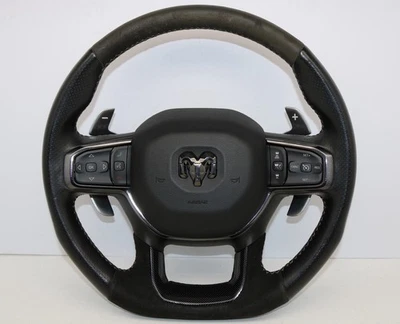 Volante completo Alcantara 2021-2024 RAM 1500 TRX OEM con palancas de cambio Foto 1 de 4