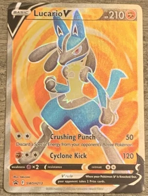 Lucario V - Promo Holo SWSH: Sword & Shield Promo Cards SWSH213 NM Pokémon TCG - Image 1 of 2