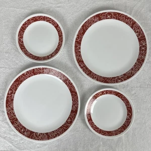 Corelle Bandhani 4 pc (2 Dinner Plates 10.25” & 2 Bread Plates 6.75”) - Picture 1 of 9