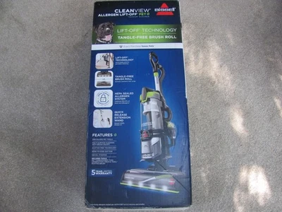 Bissell CleanView Allergen Pet Lift-Off Upright Vacuum 3059 13" Cleaning Path Gr - Image 1 of 4