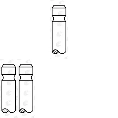 3 x Soupape d'admission AE pour CITROËN, PEUGEOT 1007, 106 II, 206, 206 CC - Photo 1/4