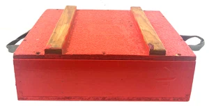 Vintage, rot, Holzkiste, Industrial Style - Bild 1 von 7