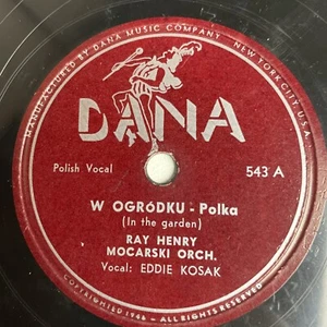 10" 78 RPM-Ray Henry-W Ogrodku-Polka (In the Garden)/Rocking Chair-Oberek/543 - Picture 1 of 4