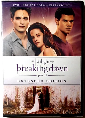 The Twilight Saga: Breaking Dawn - Part 1 [DVD] Extended Edition - BRAND NEW - Image 1 of 3