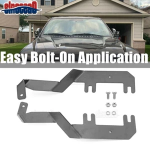 LED Light Pod Hood Ditch Mount Brackets for 2017-2022 F250 F350 F450 Super Duty - Picture 1 of 5