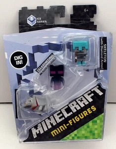 Minecraft Mini Figure 3-pack Ice Series 5 - Wolf Enderman Skeleton DAMGED BOX - Bild 1 von 1
