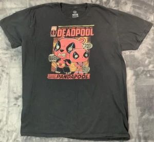 Funko Pop Marvel Deadpool PandaPool Graphic T-Shirt Adult Size XL Black - FUNKO - Picture 1 of 13