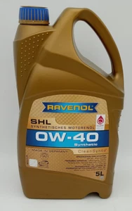 Aceite de motor 9,59 €/l Ravenol SHL 0W-40 5 L ACEA A3/B4 API SN - Imagen 1 de 1