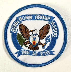 409th Bomb Group Assoc Patch 9th AF ETO Eagle Vintage USAF Military WWII - Picture 1 of 3