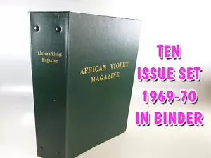 Afrikanisches violettes Magazin BINDER mit ZEHN Ausgaben - 1969 - 70 - guter Zustand - Bild 1 von 11