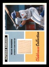 2005 Topps Heritage Clubhouse Relic #CCR-AS Alfonso Soriano Dodgers Bat b