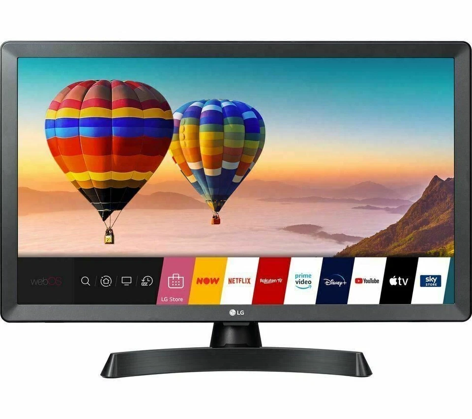 LG 24TQ510S 24" Inteligente HD Listo IPS LED TV Wi-Fi & Tdt & Freesat - Negro - Imagen 1 de 4