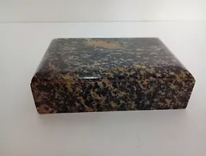 Two’s Company Dark Granite Stone Box - Picture 1 of 9