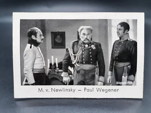 1930s Ramses Film Stars Newlinsky Paul Wegener Rare Tobacco Cigarette Movie Card - Picture 1 of 2