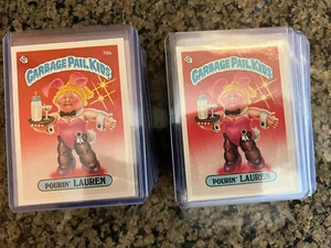 85 Topps Garbage Pail Kids OS2 Original Series 2 2nd GPK MATTE MESSY TESSIE Set - Picture 1 of 3