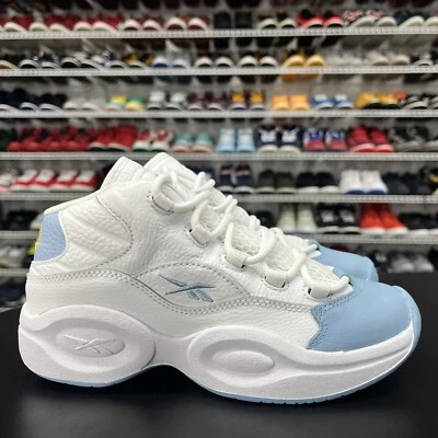 Reebok Question Mid Denver Nuggets Retro Azul Blanco Juvenil Talla US 3Y Foto 1 de 4