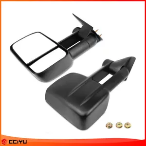 Manual Extend Towing For 1988-98 Chevy GMC C/K 1500/2500/3500 Side Mirrors Pair - Picture 1 of 18