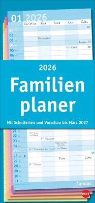 ATHESIA KALENDERVERLAG GMBH Kalender 2026 - Basic Familienplaner