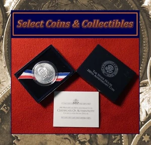 1992-D White House Commemorative 90% Silver Dollar BU Coin Mint Box and COA - Picture 1 of 11