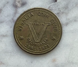 1971 Visalia Coin Club 50 Cents Trade Token - B6 - Picture 1 of 2