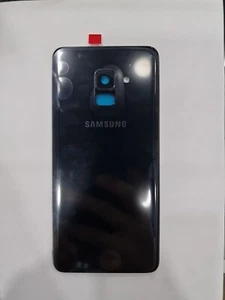 Vetro Posteriore Back Cover Samsung A8 2018 SM-A530F Nero a530 vetro fotocamera - Foto 1 di 1
