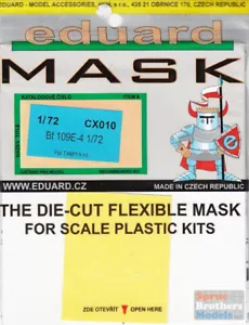 EDUCX010 1:72 Eduard Mask - Bf 109E-4 (TAM kit) #CX010 - Picture 1 of 1