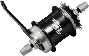 1 Gang Singlespeednabe STURMEY ARCHER S1 schwarz 36 Loch mit Anbauteilen - Bild 1 von 1