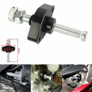Tensor de cadena de leva manual Billet negro para Yamaha FZ6 FZR400 YZ250/400 Kawasaki - Imagen 1 de 9