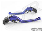 Sv650 / X 2016-2024 Cnc Carbon Fiber Inlay Long Sdr Adjustable Levers Blue
