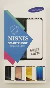 NISNIS Tempered Glass Full Cover Screen Protector for SA-S9 Plus 3D Black 2pcs - Picture 1 of 6