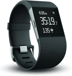 FitBit Surge Fitness Superwatch Negro Grande - USADO - Imagen 1 de 4