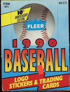1990^^FLEER^^ Edizione 10° Anniversario^^Baseball Box^^36 confezioni sigillate in fabbrica^^ - Foto 1 di 9