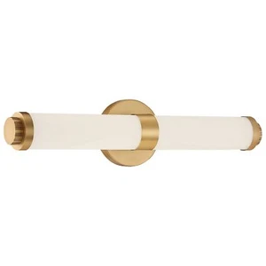 Aqua 4.5 in. Brushed Gold Vanity Light Bar with Opal Glass Shade by Access Light - Picture 1 of 1