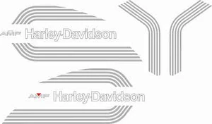 ADESIVI COMPATIBILI AMF HARLEY DAVIDSON 125 250 350 VARI COLORI KIT - Imagen 1 de 1