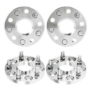 4Pcs 15mm 5x120 HUBCENTRIC Wheel Spacers 64.1mm Bore M14x1.5 for Honda Acura - Picture 1 of 12