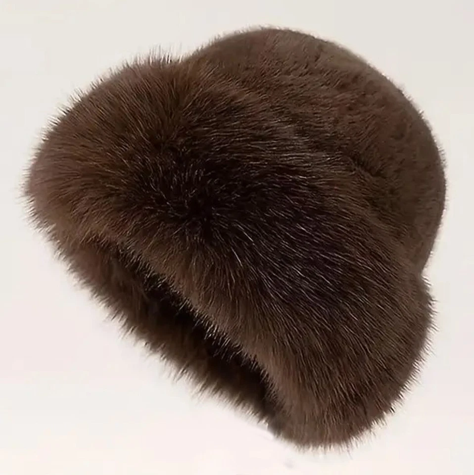 Mujer Dama Invierno Tejido Regalo Imitación Piel Cosaco Ruso Sombrero Gorra Foto 1 de 1