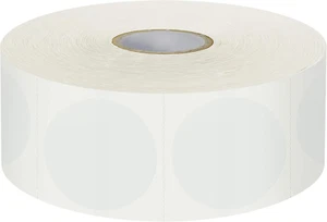 6000 PCS 1.5" Round Clear Transparent Package Envelope Mail Wafer Seal Sticker - Picture 1 of 4