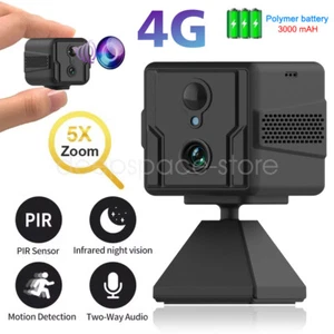 5MP WIFI Mini Camera 4G SIM Card CCTV Home Security Cam Remote View Surveillance - Picture 1 of 30