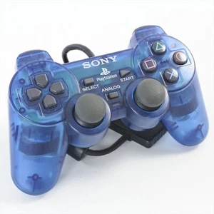PS2 Ocean Blue DUAL SHOCK 2 Analog Controller SCPH-10010 Playstation 2722 - Picture 1 of 5