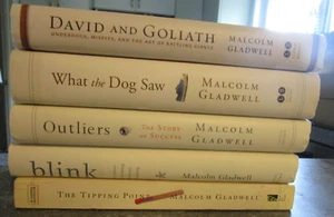 Lot 5 Malcolm Gladwell 4 HC,1 pb Outliers Blink Tipping Point David What Dog Saw - Picture 1 of 6