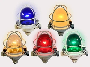 Multi Color Maritime Salvaged Passageway Bulkhead Lights Navigation Nautical - Picture 1 of 27