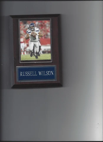 RUSSELL WILSON PLAQUE SEATTLE SEAHAWKS FOOTBALL NFL Cover