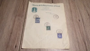 Document philatélique - 1948 - Œuvre de la Résurrection d'Orval - Belgique - Picture 1 of 2