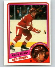 1984-85 O-Pee-Chee #56 Kelly Kisio  RC Rookie Detroit Red Wings V63901
