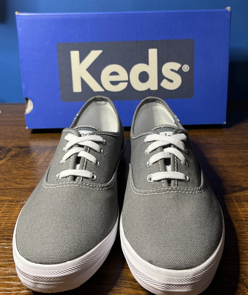 Keds Champion Graphite Gray Canvas Sneaker Women's Size 8.5 WF35186
