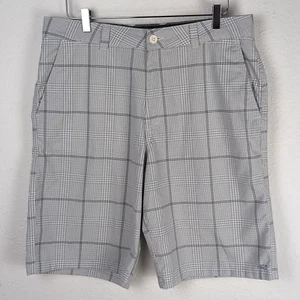 Oneill Shorts Herren 34 grau grau kariert 11" Schrittlänge Surfen adrett Straße Strand Freizeit - Bild 1 von 13