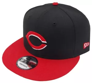 New Era Cincinnatti Reds Negro Rojo OTC Snapback Cap 9Fifty Edición Limitada MLB - Imagen 1 de 1