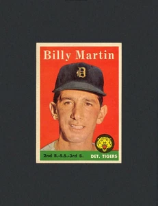 Billy Martin 1958 Topps #271 - Detroit Tigers - Mint - Picture 1 of 1