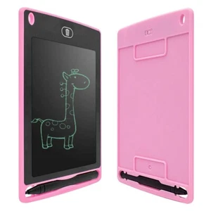 2 Stück 6,5" Zoll LCD Schreibtafel Tablet Mit Stift Pink Inkl. Batterie - Bild 1 von 1